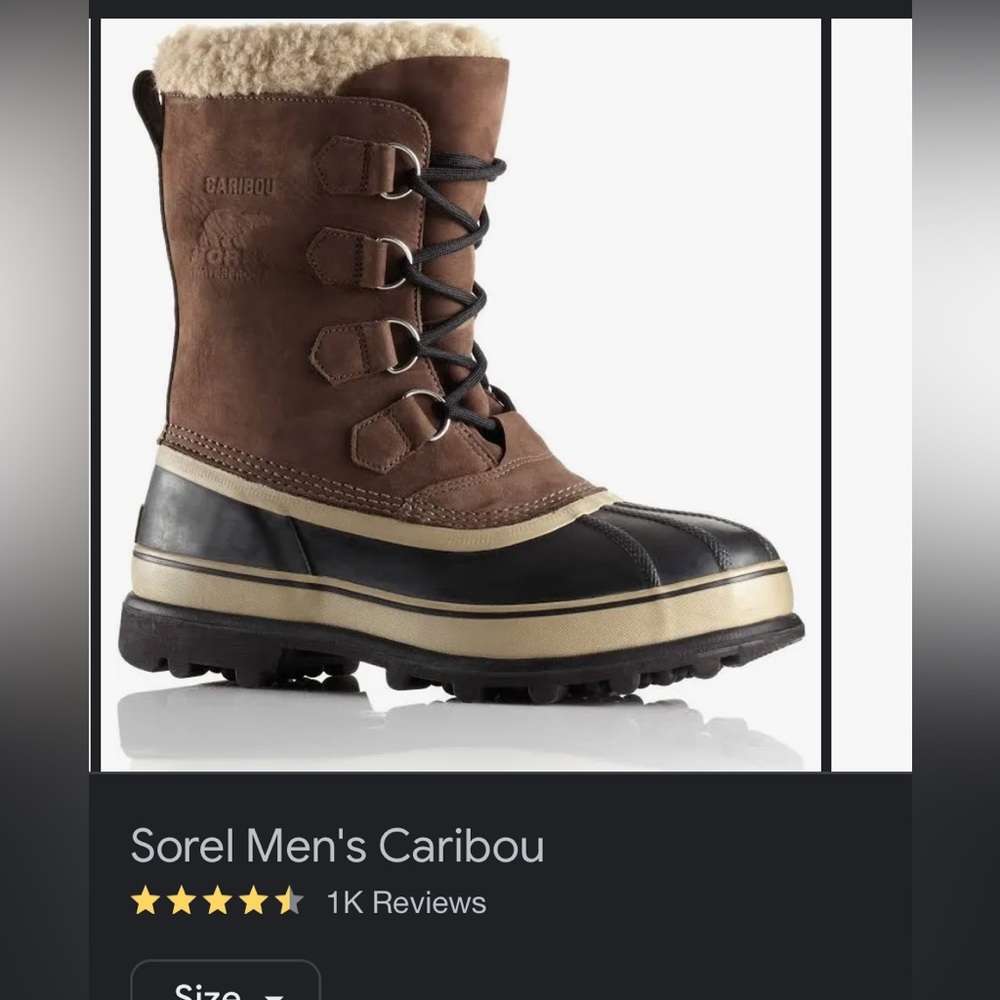 Sorel Men’s Caribou- Insulated & Waterproof